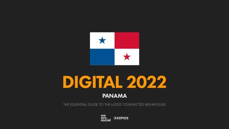 Cifras EstadÃsticas Digitales 2022 Panamá estadisticas digitales en panama estadisticas marketing digital panama 2022