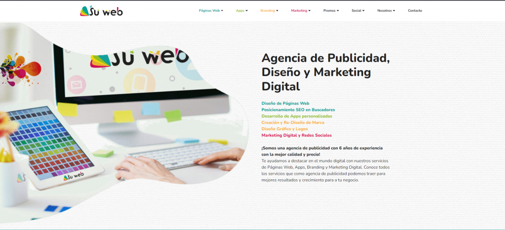 una de las mejores agencias de diseÃ±o web col