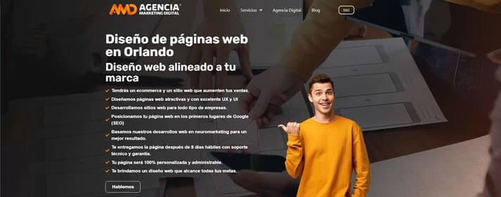 empresas de diseÃ±o de paginas web en orlando 
