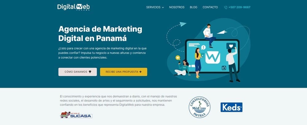 diseÃ±o web en panama digitalweb