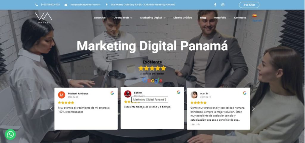 Marketing y diseÃ±o web panama empresas 
