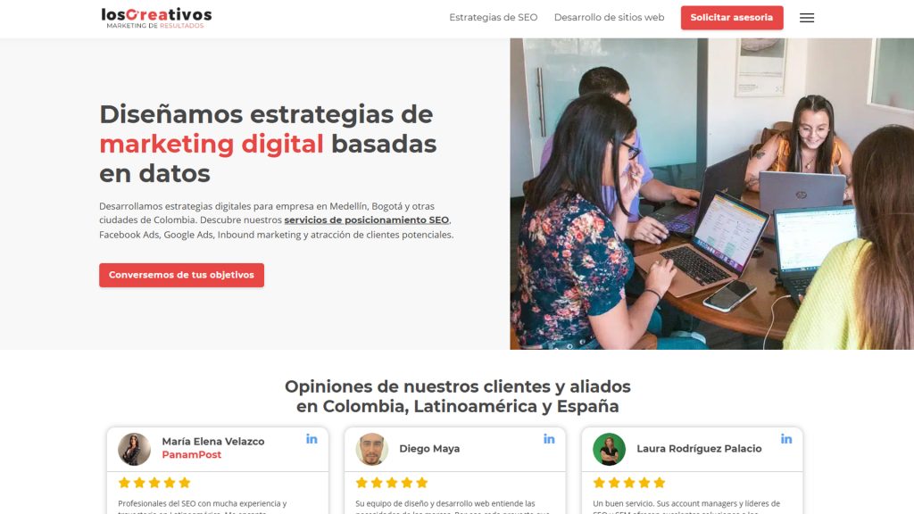 Mejores agencias de marketing digital en Colombia: Top 15 los creativos los creativos