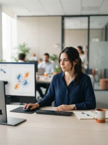 Embeddings: application in a digital work environment