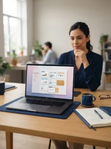 Context window: application in a digital work environment