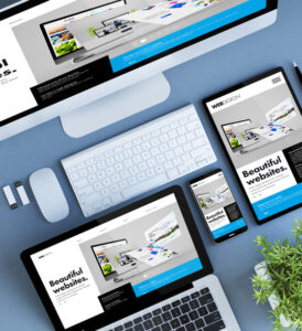 Landing page web design