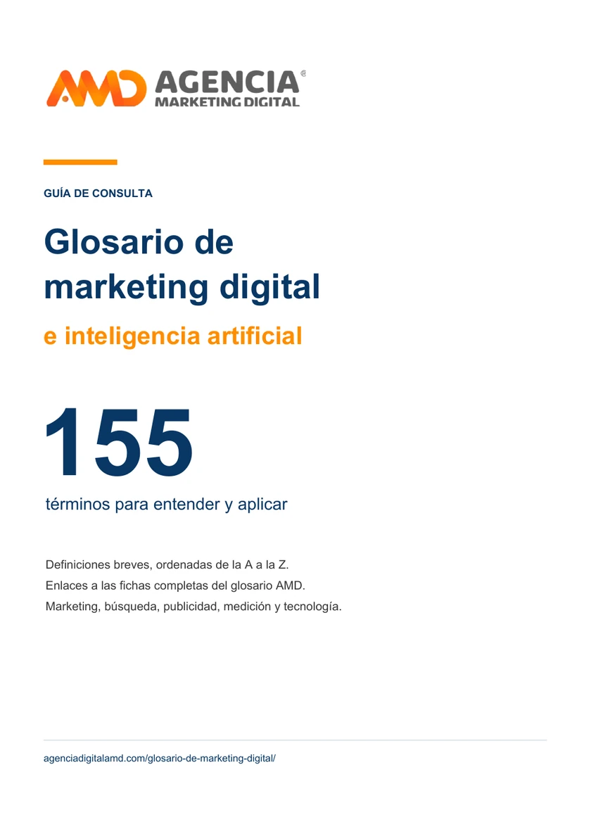 Cover of the amd digital marketing and artificial intelligence glossary